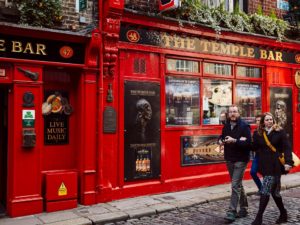 Couple at The Temple Bar