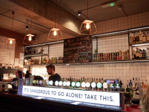 Token Restaurant, Bar and Retro Arcade Dublin bar view