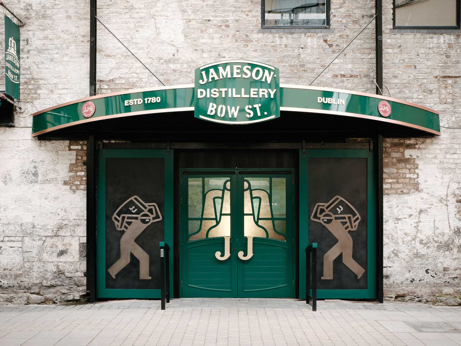 Jameson Distillery Bow street doors