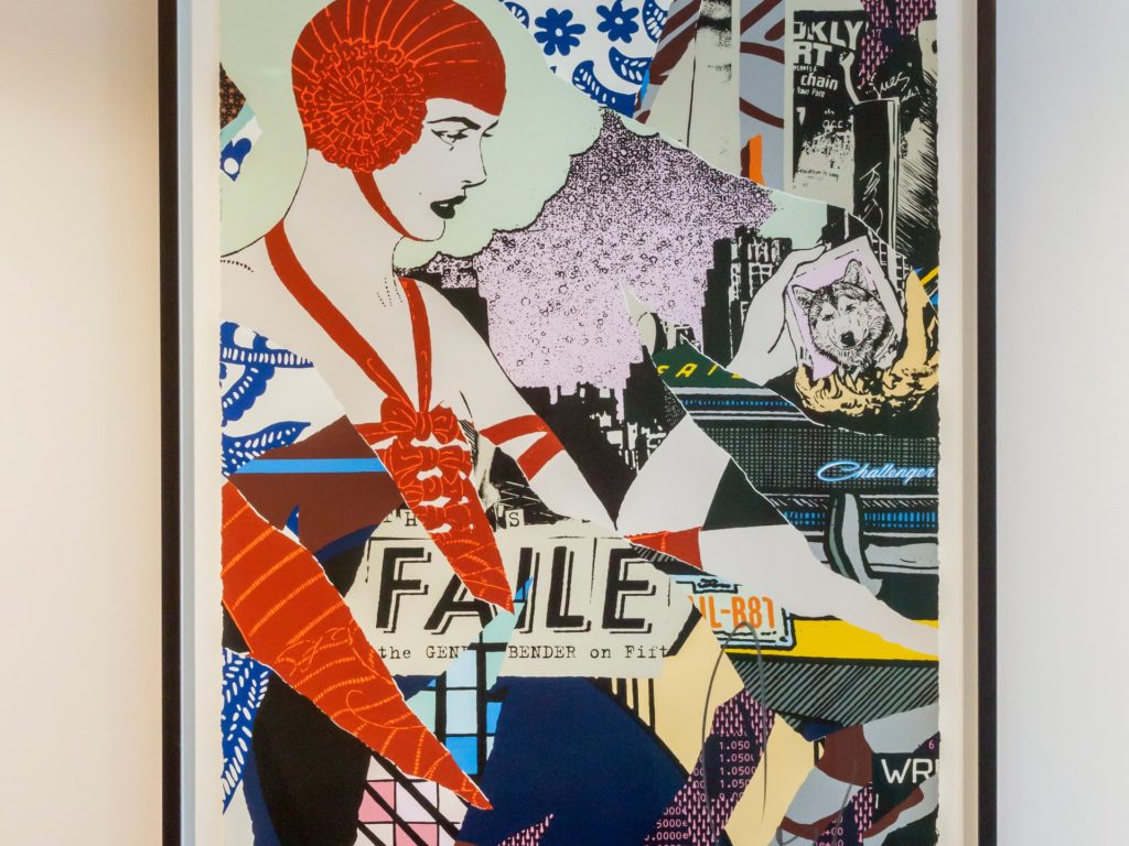 Artwork with woman in the Hendrick