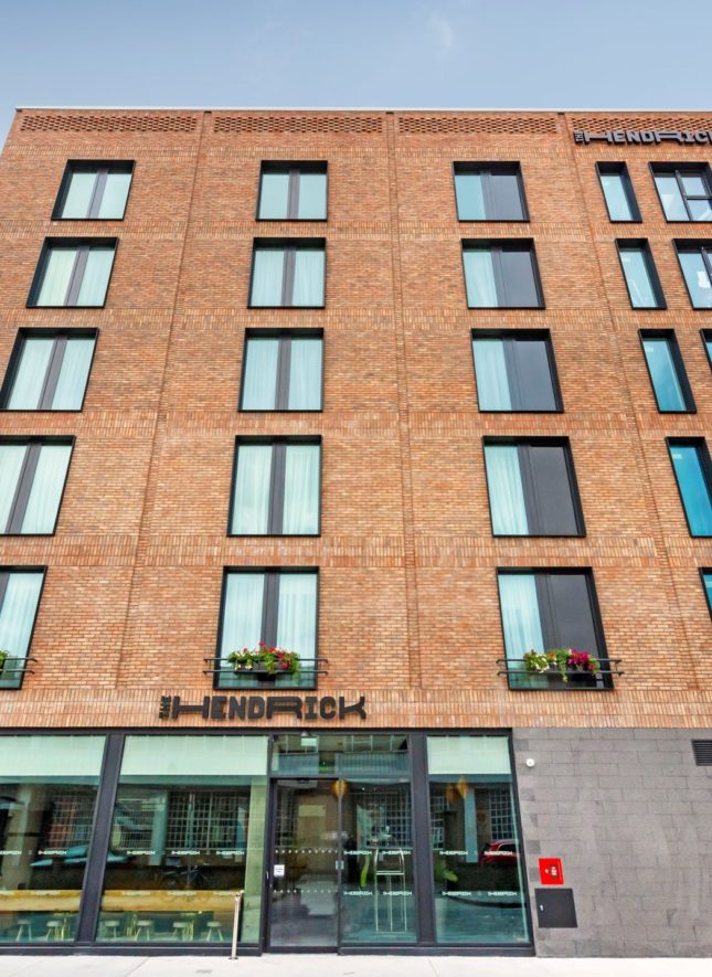 The Hendrick, hotel exterior in Smithfield Dublin