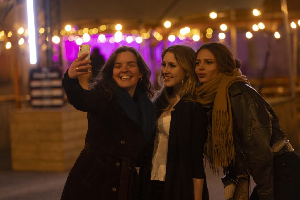 Group of Girls pose for a picture at Culture Night 2024